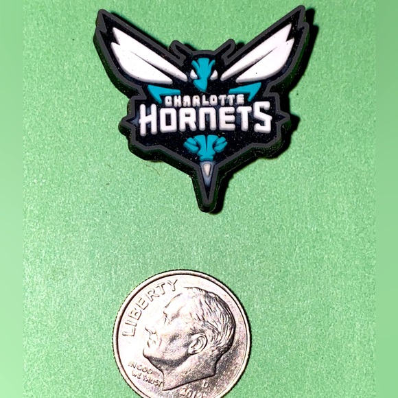 (10 for $15) Charlotte Hornets Basketball 🏀 NBA Crocs Shoe Charms - Picture 1 of 1